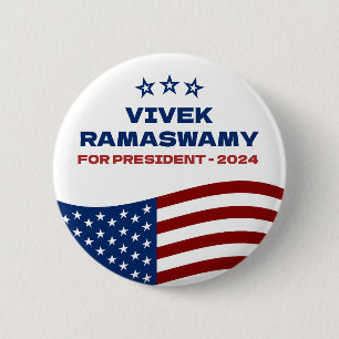 Vivek Ramaswamy for President 2024  Button