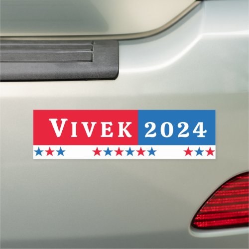 Vivek Ramaswamy for President Red White Blue 2024 Car Magnet