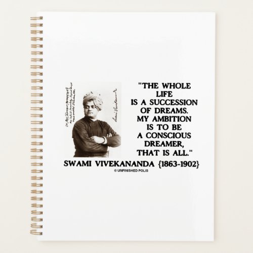 Vivekananda Whole Life Succession Dreams Ambition Planner
