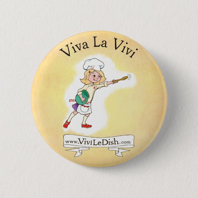 Vivi LeDish™ Viva La Vivi Pin (Front)