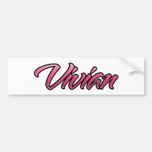 Vivian faded pink Aufkleber Sticker