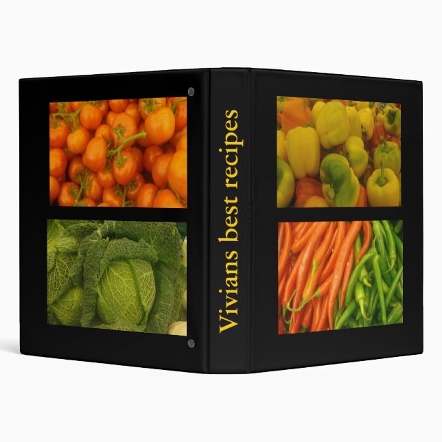 Vivians best recipes ! 3 ring binder (Background)