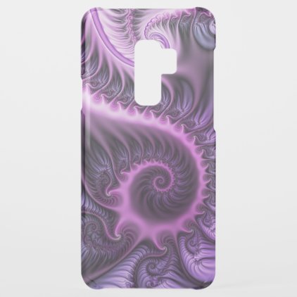 Vivid Abstract Cool Pink Purple Fractal Art Spiral Uncommon Samsung Galaxy S9 Plus Case