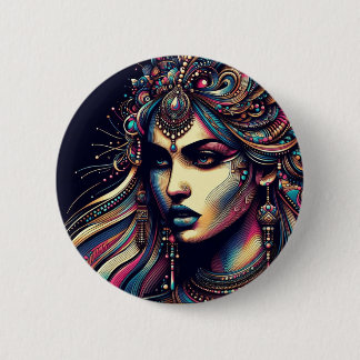 "Vivid Aesthetic Portrait" Button