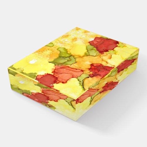 Vivid and bright spring colors paperweight