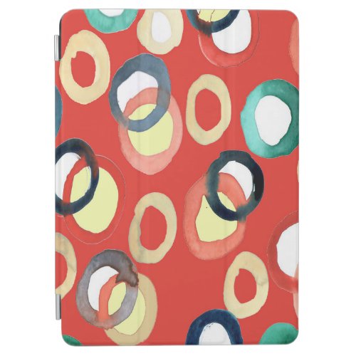 Vivid Aquarelle Abstract Background Art iPad Air Cover