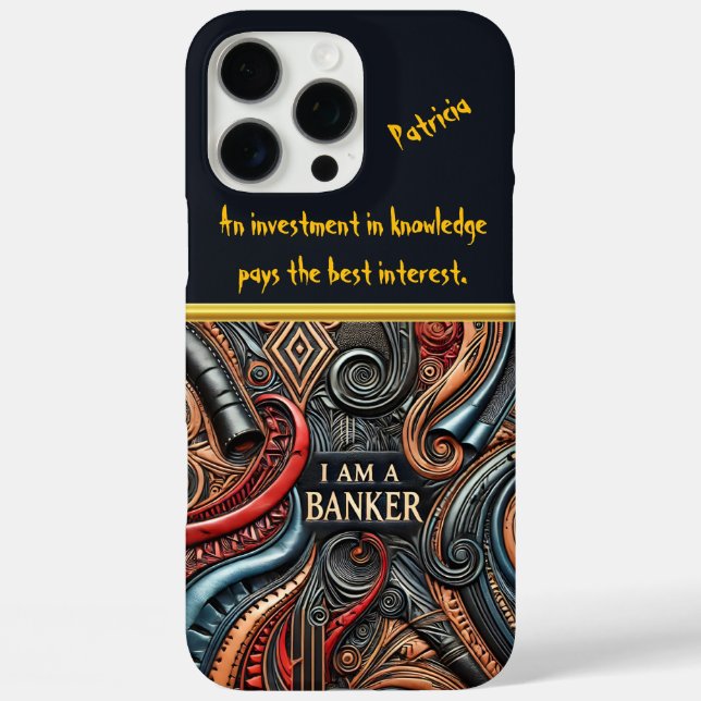 Vivid Art of Banking Identity Case-Mate iPhone Case (Back)