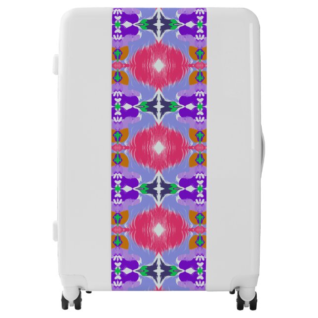 Vivid Aurora Kaleidoscope Electric Luggage (Front)