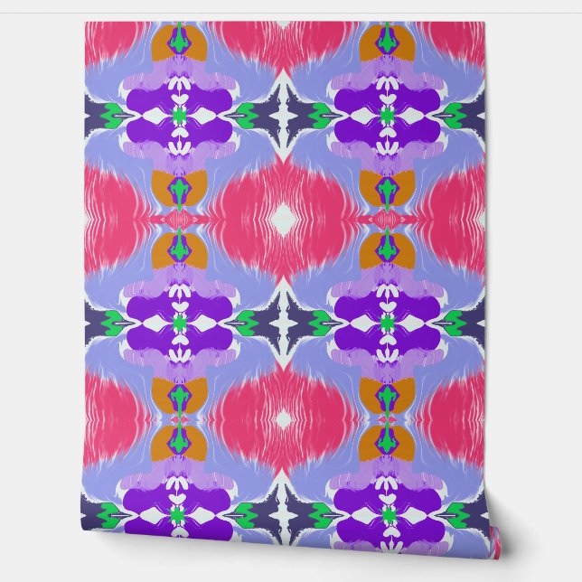 Vivid Aurora Kaleidoscope Electric Wallpaper (Unrolling)