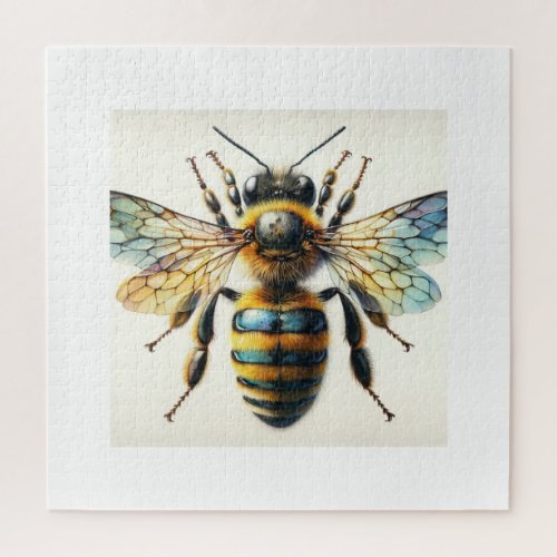 Vivid Bee IREF769 _ Watercolor Jigsaw Puzzle