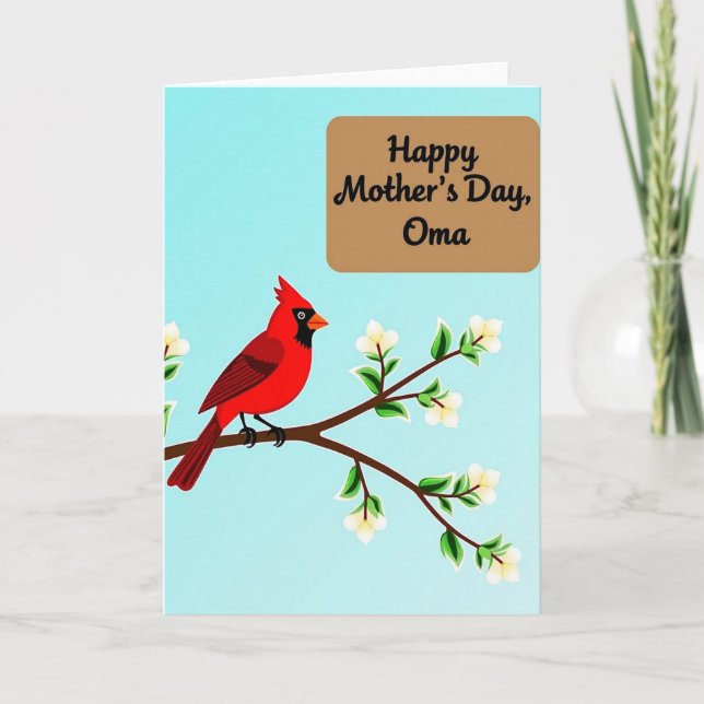 Vivid Bird Special Day Card (Front)