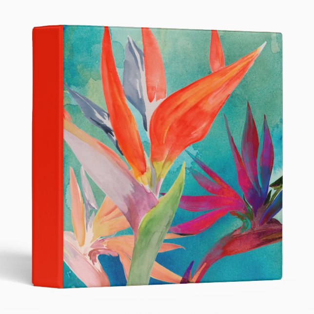 Vivid Birds of Paradise 3 Ring Binder (Front/Spine)