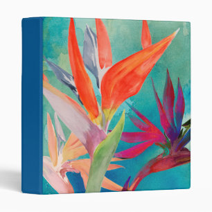 Vivid Birds of Paradise 3 Ring Binder