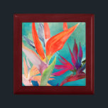 Vivid Birds of Paradise Gift Box<br><div class="desc">"Vivid Birds of Paradise" by Jennifer Paxton Parker. Features Birds of Paradise flowers in bright,  vivid colors.</div>