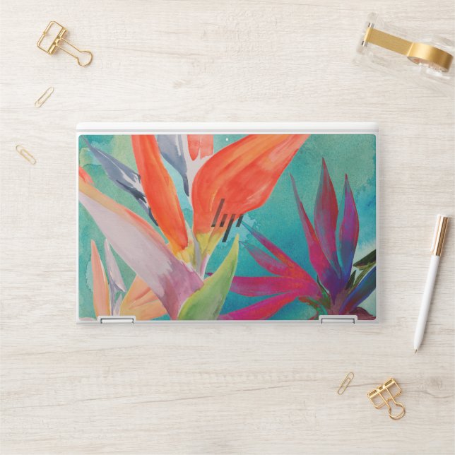 Vivid Birds of Paradise HP Laptop Skin (Desk)