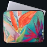 Vivid Birds of Paradise Laptop Sleeve<br><div class="desc">"Vivid Birds of Paradise" by Jennifer Paxton Parker. Features Birds of Paradise flowers in bright,  vivid colors.</div>