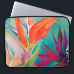 Vivid Birds of Paradise Laptop Sleeve<br><div class="desc">"Vivid Birds of Paradise" by Jennifer Paxton Parker. Features Birds of Paradise flowers in bright,  vivid colors.</div>