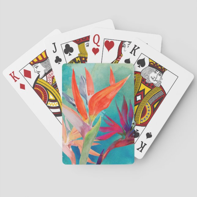 Vivid Birds of Paradise Poker Cards (Back)