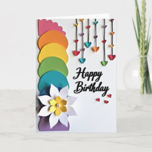 Vivid Birthday Colors Card