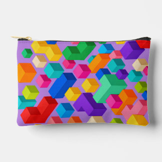 Vivid Blockscape Accessory Pouch
