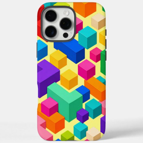 Vivid Blockscape iPhone 16 Pro Max Case
