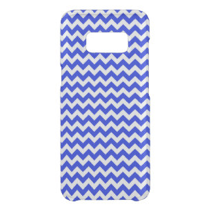 Vivid Blue and White Zig Zag Chevron Uncommon Samsung Galaxy S8 Case