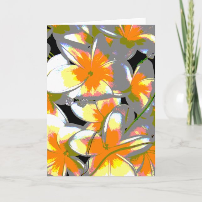 vivid bouquet vertical card (Front)