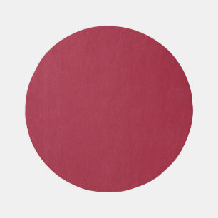 Vivid Burgundy Solid Outdoor/Indoor Rug