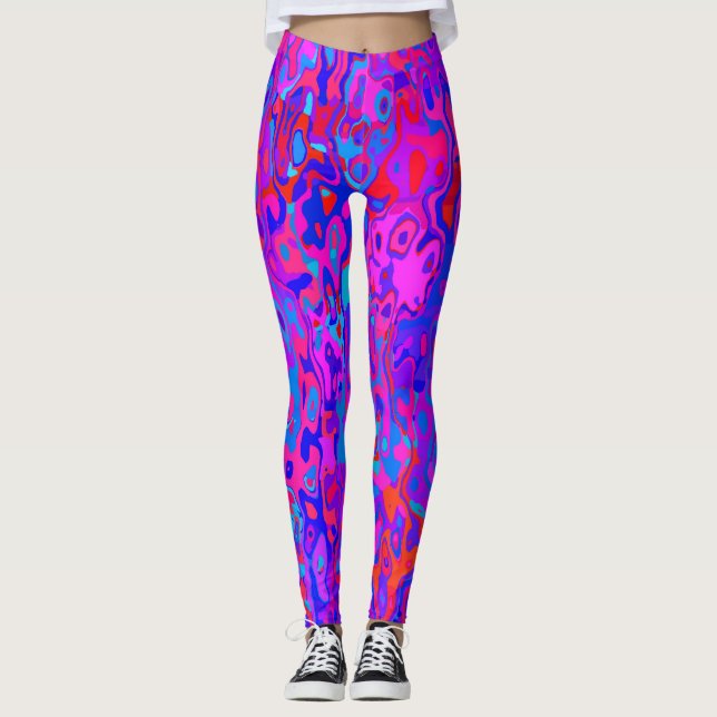 Vivid Camo Leggings (Front)