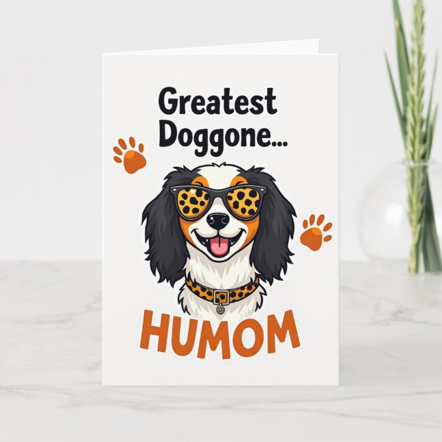 Vivid Canine Portrait Card (Front)