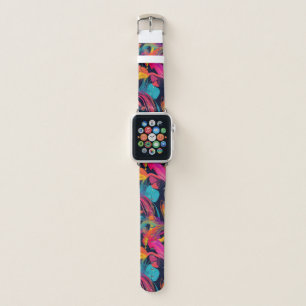 Vivid Chaos Splash Graffiti Apple Watch Band