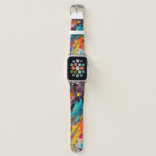 Vivid Chaos Splash Graffiti Apple Watch Band