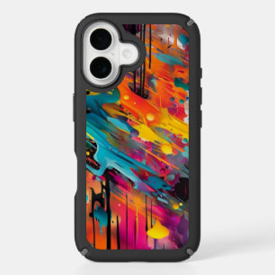Vivid Chaos Splash Graffiti iPhone 16 Case