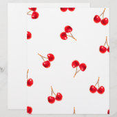 Vivid Cherry Pattern (Front/Back)