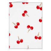 Vivid Cherry Pattern Cards (Front)