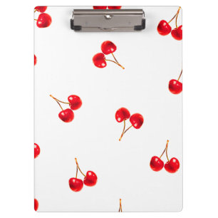 Vivid Cherry Pattern Clipboard