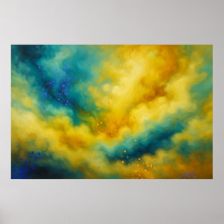 Vivid Clouds and Colors Poster