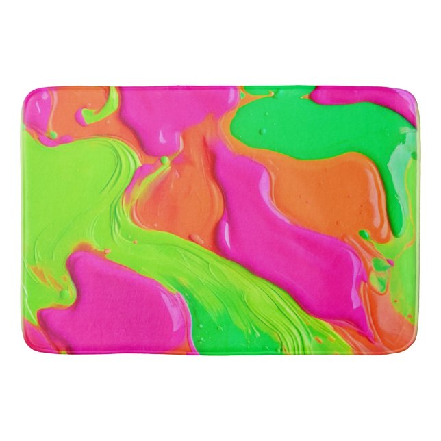 Vivid Color Fusion Bath Mat (Front)