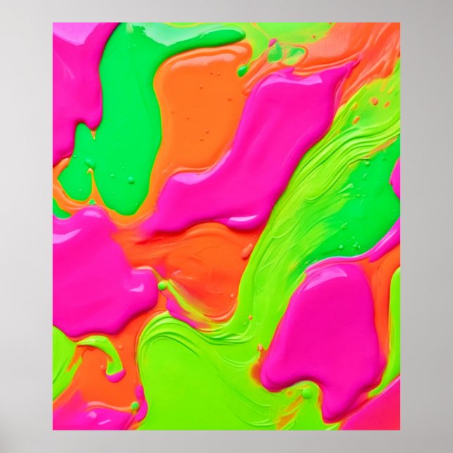 Vivid Color Fusion Poster (Front)