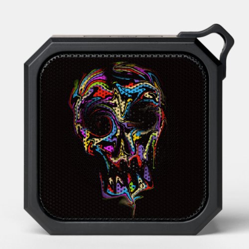 vivid color skull bluetooth speaker