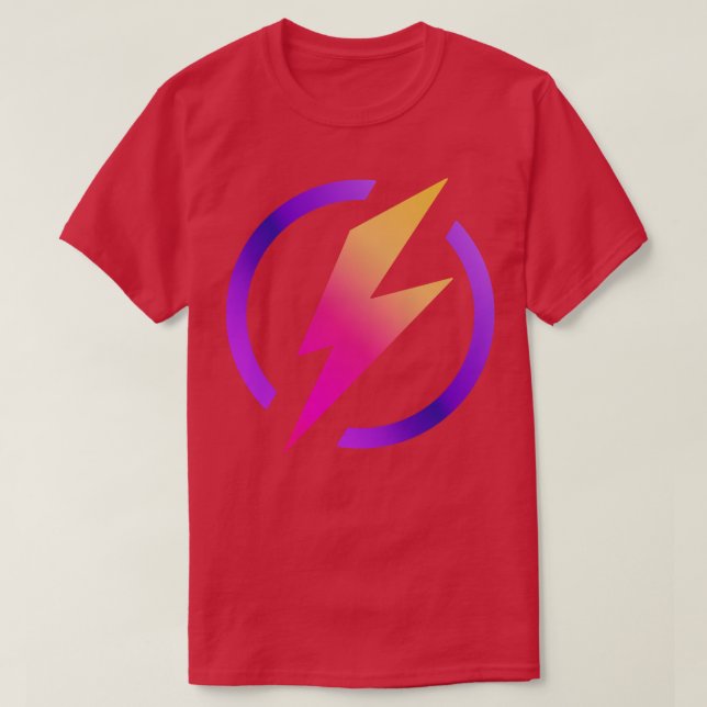 Vivid Colors Lightning T-Shirt (Design Front)