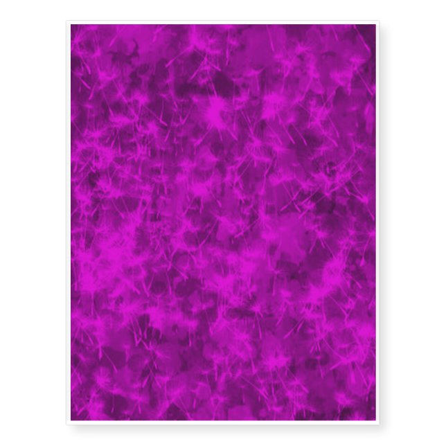 Vivid Colors,purple pink Temporary Tattoos (Front)
