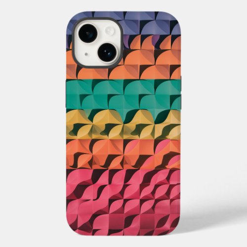Vivid Contrast Abstract Vibrance Case_Mate iPhone 14 Case