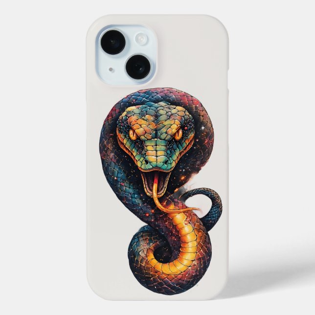 Vivid Cosmic Serpent Case-Mate iPhone Case (Back)
