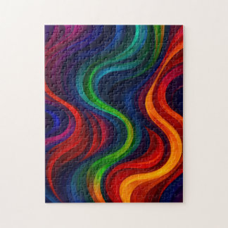 Vivid Curves Jigsaw Puzzle