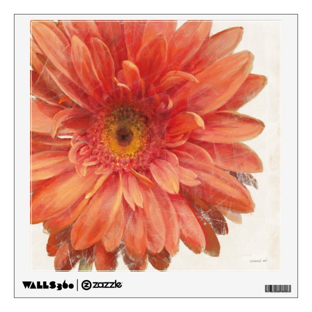 Vivid Daisy Wall Decal (Front)