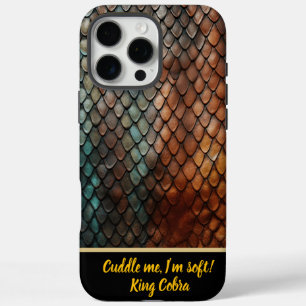Vivid details of a venomous snakeskin iPhone 16 pro max case