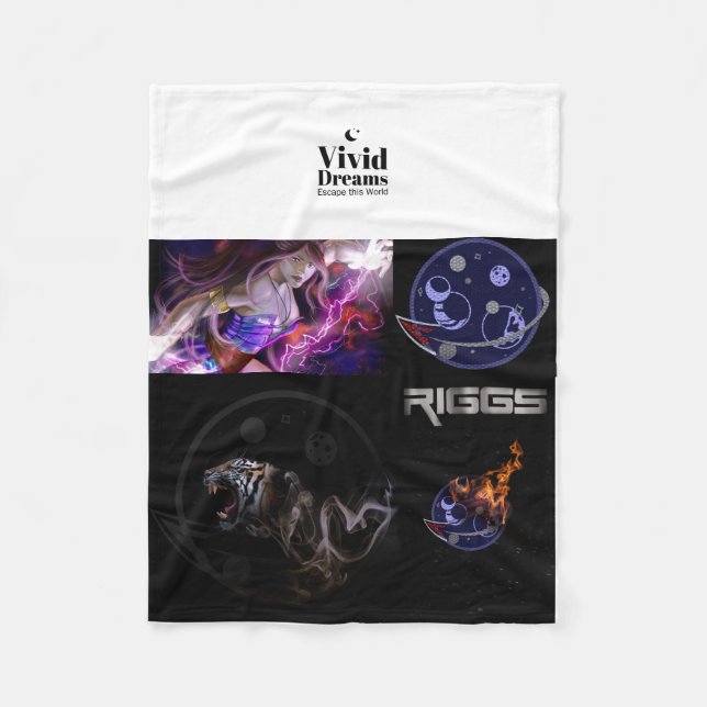Vivid Dreams Books Blanket (Front)