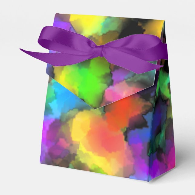 Vivid Dreams Favor Boxes (Front Side)