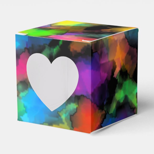 Vivid Dreams Favor Boxes (Front Side)